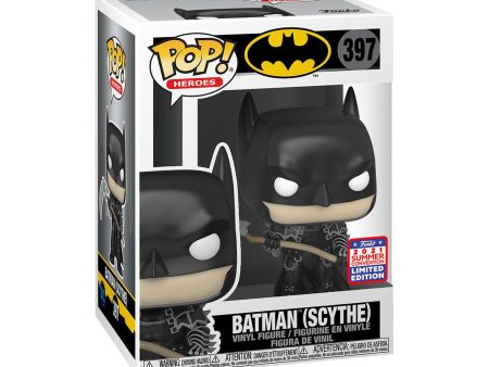 Funko Pop! Heroes #397 Batman (Scythe) 2021 Summer Convention Exclusive Vinyl Figure Hot on Sale