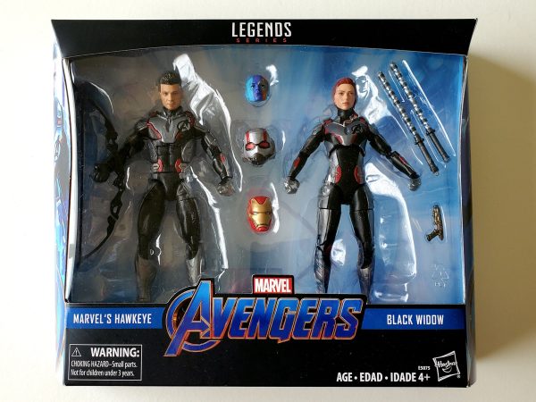 Marvel Legends Avengers Endgame Quantum Suit Marvel s Hawkeye and Black Widow Exclusive Action Figure 2-Pack Hot on Sale