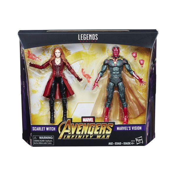 Marvel Legends Avengers Infinity War Scarlet Witch and Vision Exclusive Action Figure 2-Pack Cheap