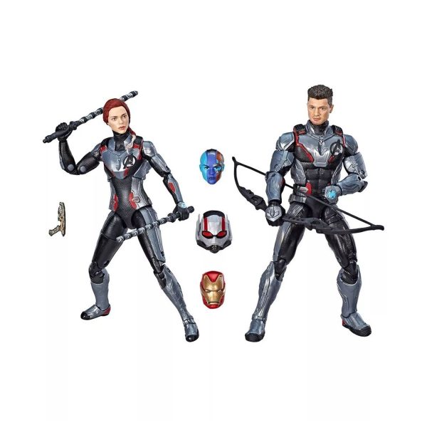 Marvel Legends Avengers Endgame Quantum Suit Marvel s Hawkeye and Black Widow Exclusive Action Figure 2-Pack Hot on Sale