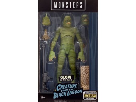 Glow in the Dark Creature from the Black Lagoon 6-Inch Action Figure from Jada Toys Universal Monsters For Sale