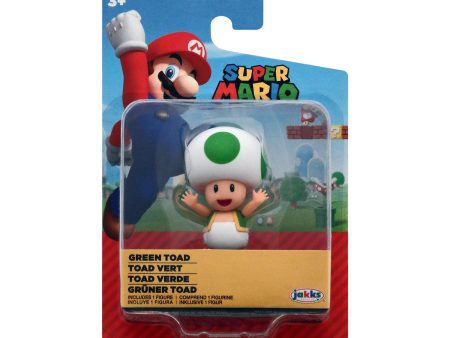 Super Mario Wave 31 Green Toad 2.5-Inch Figure Online now