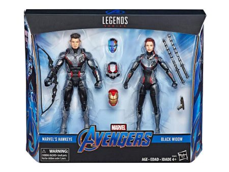 Marvel Legends Avengers Endgame Quantum Suit Marvel s Hawkeye and Black Widow Exclusive Action Figure 2-Pack Hot on Sale