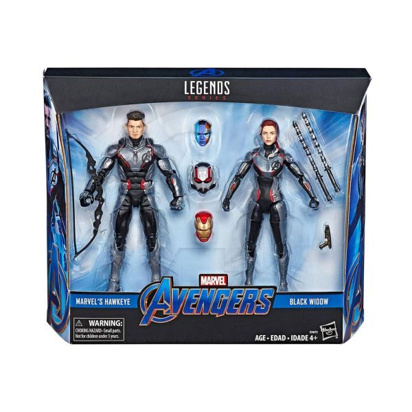 Marvel Legends Avengers Endgame Quantum Suit Marvel s Hawkeye and Black Widow Exclusive Action Figure 2-Pack Hot on Sale