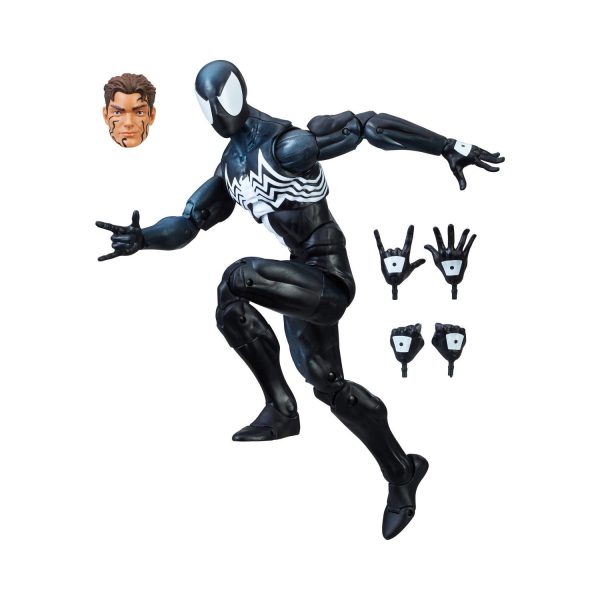 Marvel Legends Black Costume Spider-Man Exclusive 12-Inch Action Figure For Sale