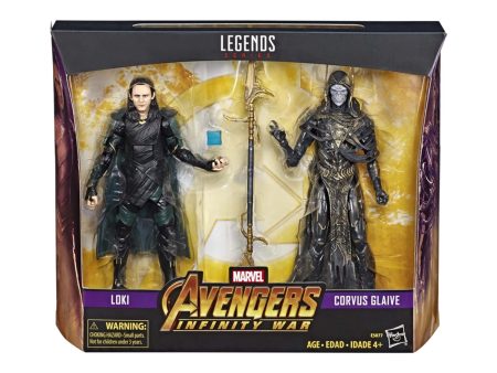 Marvel Legends Avengers Infinity War Loki and Corvus Glaive Action Figure 2-Pack Cheap