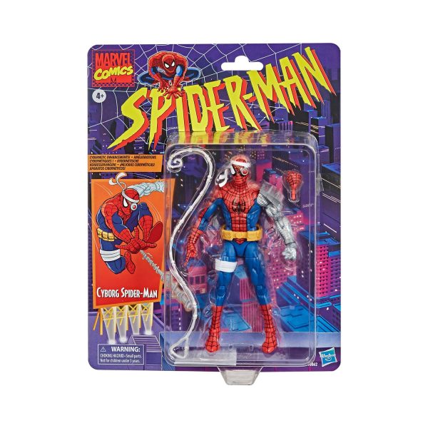 Spider-Man Retro Collection Cyborg Spider-Man 6-Inch Action Figure Discount