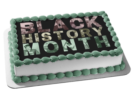 Black History Month President Barak Obama Martin Luther King Jr. Malcom X Edible Cake Topper Image ABPID53566 Supply