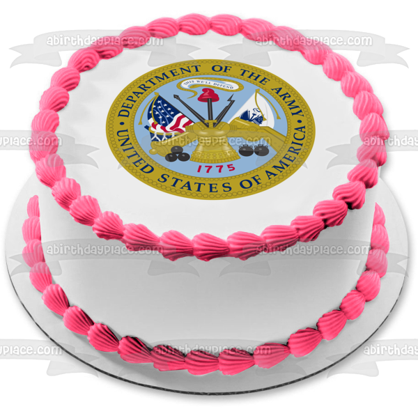 Department of the Army This We ll Defend Edible Cake Topper Image ABPID04080 Online Sale