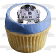 Star Wars Darth Vader Luke Skywalker Han Solo and Yoda Edible Cupcake Topper Images ABPID04249 For Cheap