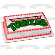 Teenage Mutant Ninja Turtles Logo Edible Cake Topper Image ABPID04246 Hot on Sale