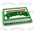 Teenage Mutant Ninja Turtles Logo Edible Cake Topper Image ABPID04246 Hot on Sale