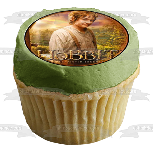 The Hobbit An Unexpected Journey Bilbo Gandalf Golem and Dwarves Edible Cupcake Topper Images ABPID04221 Fashion