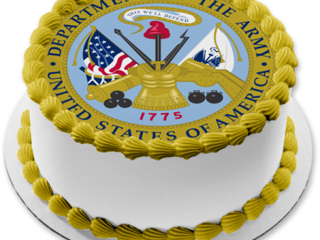 Department of the Army This We ll Defend Edible Cake Topper Image ABPID04080 Online Sale