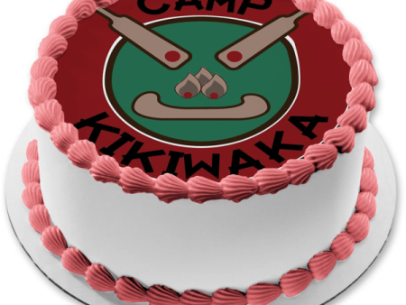 Bunk d Camp Kikiwaka Logo Edible Cake Topper Image ABPID01894 Sale