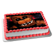 Five Nights at Freddy s Freddy Fazbear Edible Cake Topper Image ABPID04276 Hot on Sale