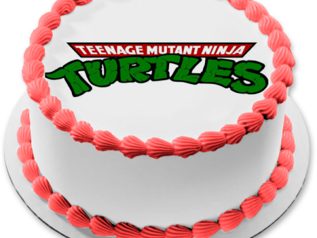 Teenage Mutant Ninja Turtles Logo Edible Cake Topper Image ABPID04246 Hot on Sale