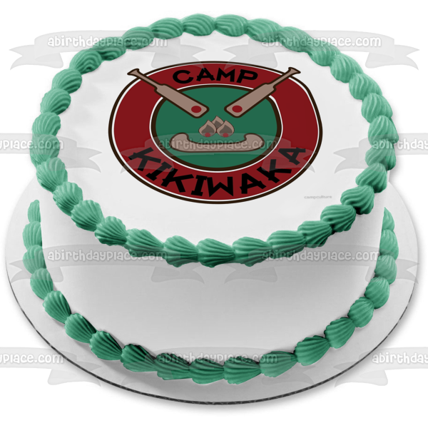 Bunk d Camp Kikiwaka Logo Edible Cake Topper Image ABPID01894 Sale