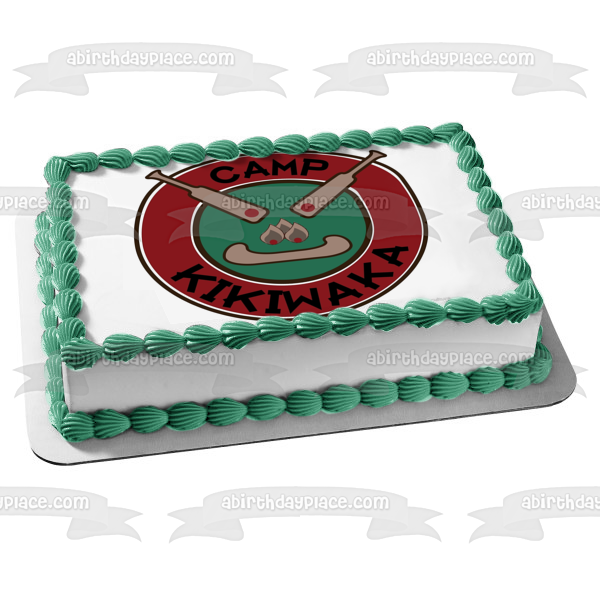 Bunk d Camp Kikiwaka Logo Edible Cake Topper Image ABPID01894 Sale