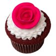 Fuchsia Medium Classic Sugar Rose Decorations For Discount