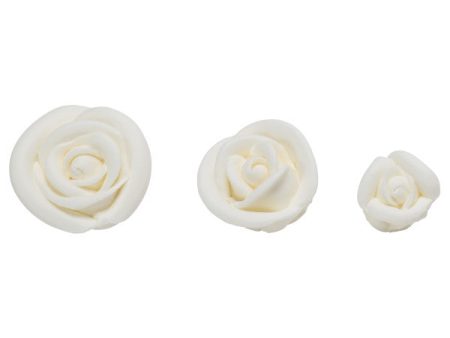 White Variety Classic Sugar Rose Decorations Sale