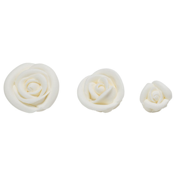 White Variety Classic Sugar Rose Decorations Sale