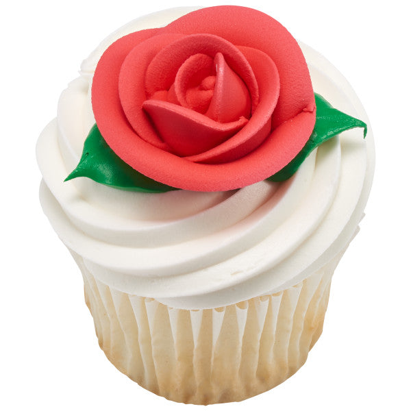 Red Large Classic Sugar Rose Decorations Online now