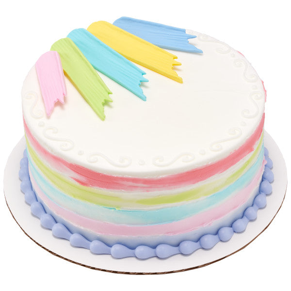 Pastel Brushstrokes Sweet Décor™ Edible Decorations For Sale