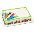 Primary Brushstrokes Sweet Décor™ Edible Decorations Discount