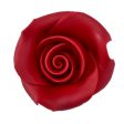 Red 1.5  Rose SugarSoft® Premium Edible Decorations For Discount