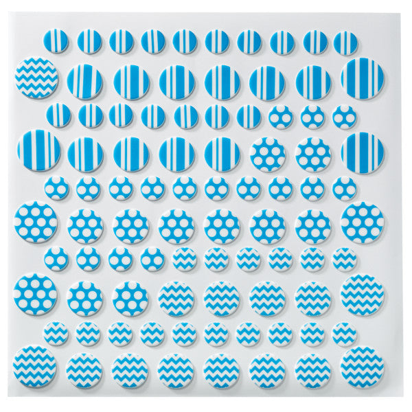 Primary Printed Assortment Dots Fondant DecoShapes® For Sale