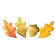 Shimmer Acorns & Oak Leaves Assortment Dec-Ons® Decorations Supply