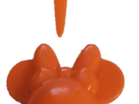 Orange Minnie Mouse Cupcake Picks (12 pieces) Online