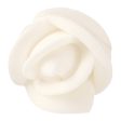 White Small Classic Sugar Rose Decorations Cheap