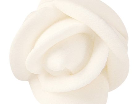 White Small Classic Sugar Rose Decorations Cheap