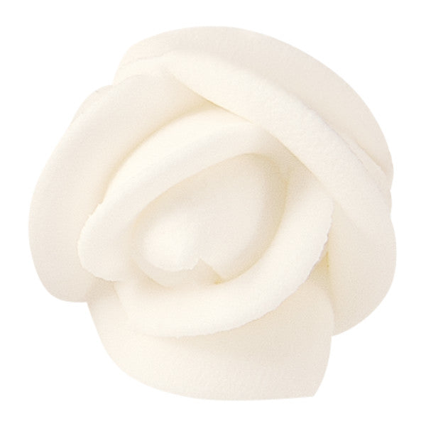 White Small Classic Sugar Rose Decorations Cheap