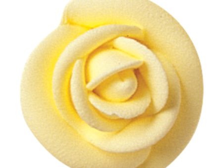 Party Yellow Large Classic Sugar Rose Decorations For Sale