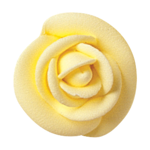 Party Yellow Large Classic Sugar Rose Decorations For Sale