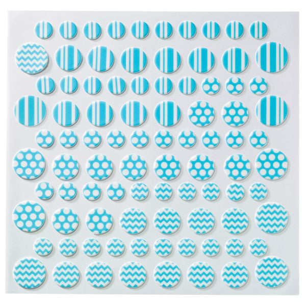 Bright Printed Assortment Dots Fondant DecoShapes® Supply