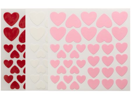 Red, Pink, White Hearts Fondant DecoShapes® Online now