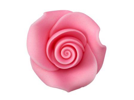 Pink 1.5  Rose SugarSoft® Premium Edible Decorations Sale