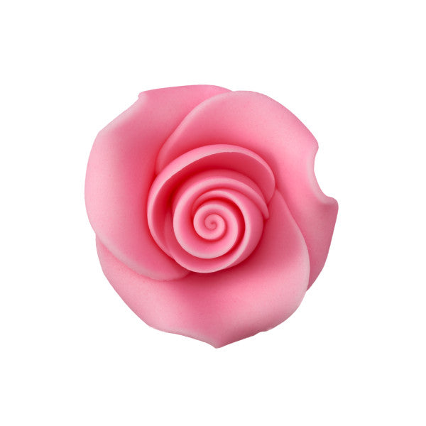 Pink 1.5  Rose SugarSoft® Premium Edible Decorations Sale