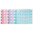 Bright Printed Assortment Dots Fondant DecoShapes® Supply