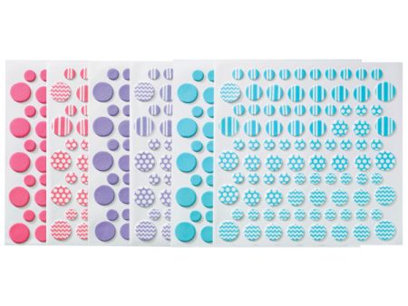 Bright Printed Assortment Dots Fondant DecoShapes® Supply