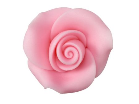 Light Pink 1.5  Rose SugarSoft® Premium Edible Decorations on Sale