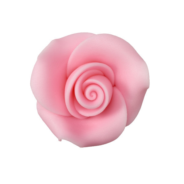 Light Pink 1.5  Rose SugarSoft® Premium Edible Decorations on Sale