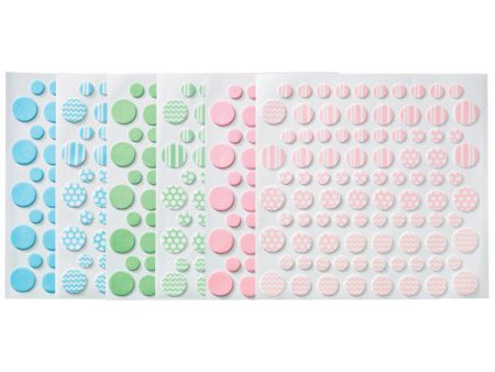 Pastel Printed Assortment Dots Fondant DecoShapes® Online Sale