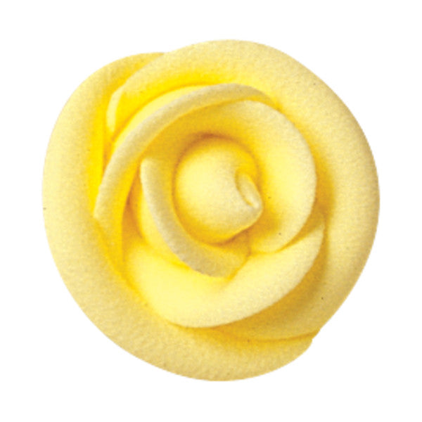 Party Yellow Medium Classic Sugar Rose Decorations Online