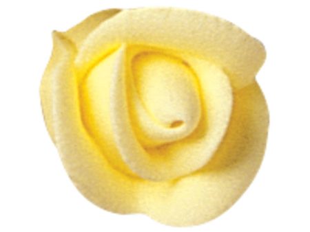 Party Yellow Small Classic Sugar Rose Decorations Online now