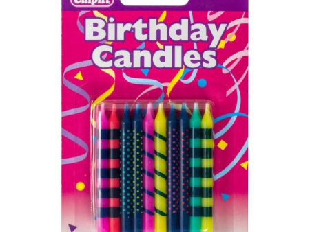 Bright Stripes & Dots Specialty Candles Online Sale